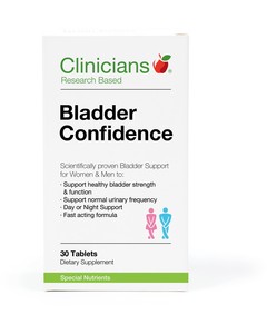 Clinicians Bladder Confidence Tablets 30